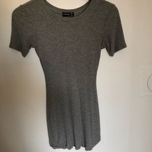 Gray mini dress